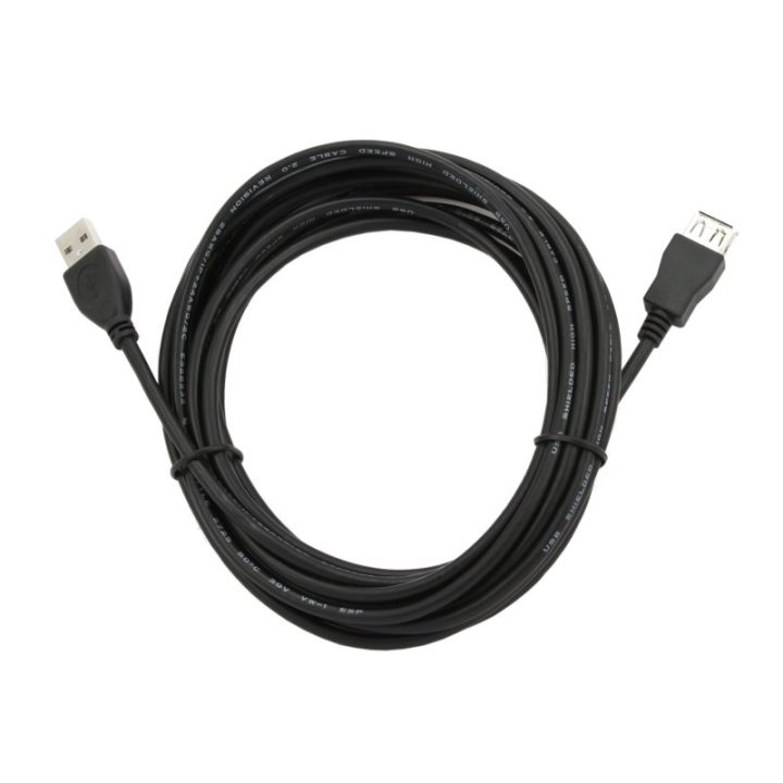 Gembird USB Extension Cable 4.5 M Black (CCP-USB2-AMAF-15C)