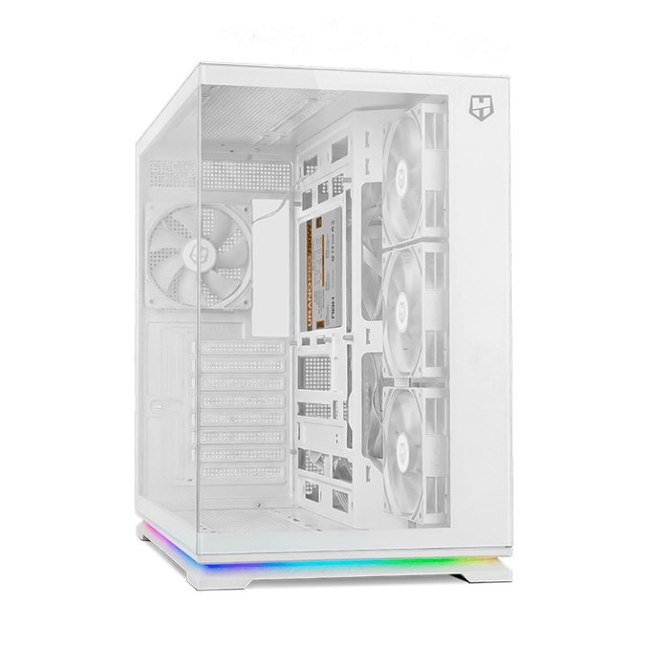 NOX ATX Mid-Tower HUMMER GALAXY ARGB White (NXHUMMERGALAXYWH)