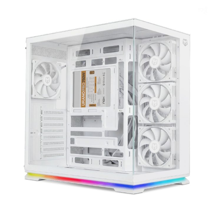 NOX ATX Mid-Tower HUMMER GALAXY ARGB White (NXHUMMERGALAXYWH)