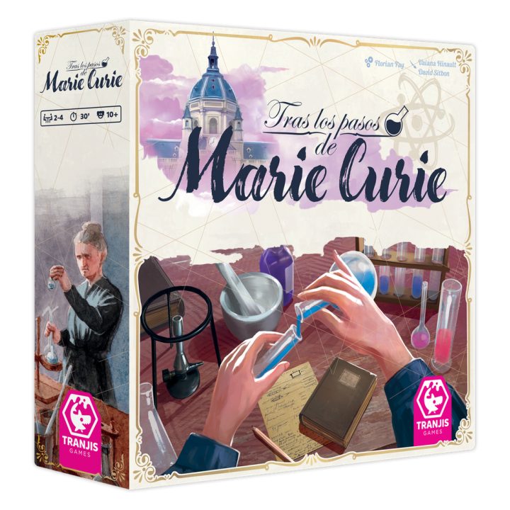 Tranjis Games SL Jogo de tabuleiro Às pegadas de Marie Curie