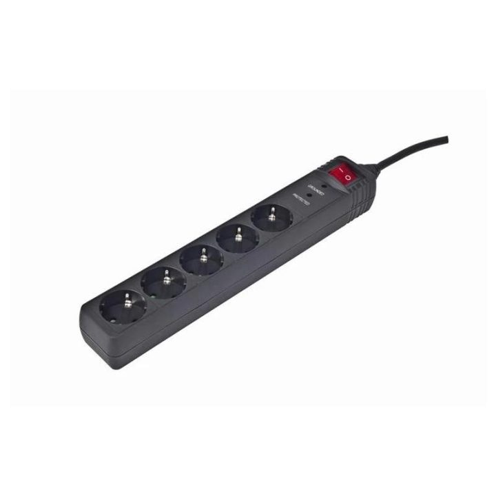 Gembird Surge Protector Power Strip, 5 Outlets 3m (SPG5-C-10)