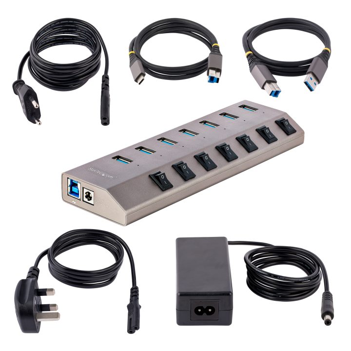 StarTech.com Hub USB-C de 7 Portas USB-A - Repartidor USB Tipo C com…