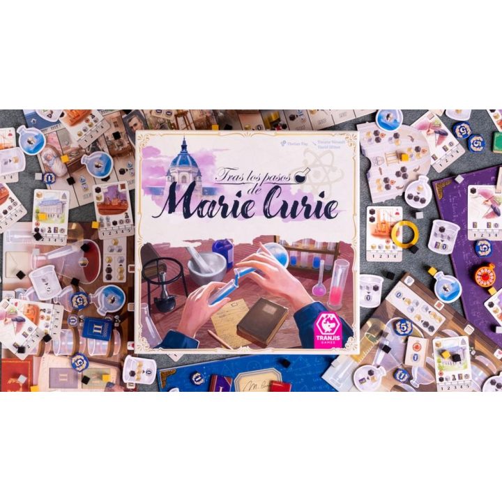 Tranjis Games SL Board Game: In the Footsteps of Marie Curie