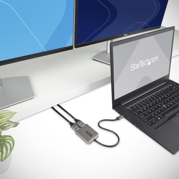 StarTech.com USB-C to Dual HDMI Adapter - MST USB Type C Hub - 4K…