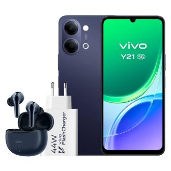VIVO Y21 5G 4Gb(+4) 256Gb Black Cargador + Auric. (5673141B)
