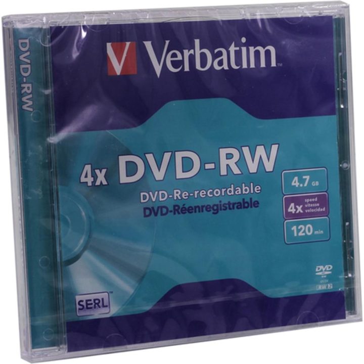 Verbatim DVD-RW 4.7GB 4x 5-pack Advanced SERL (43285)