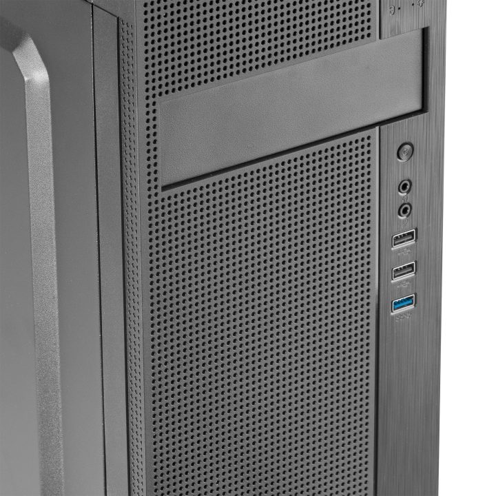 Tacens 2FERROX, Mid-Tower ATX PC Case, 12cm Side Fan, Front Mesh…