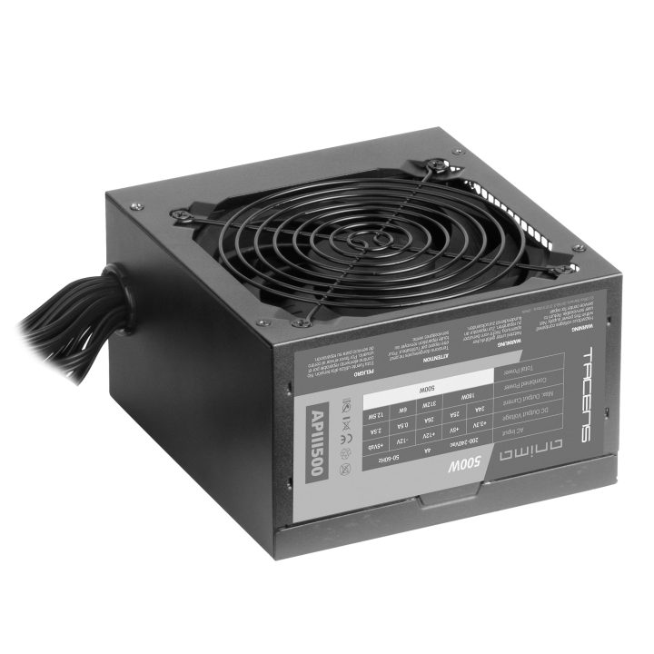 Tacens Anima APIII500, PC ATX Power Supply 500W, SMD Technology 85%…