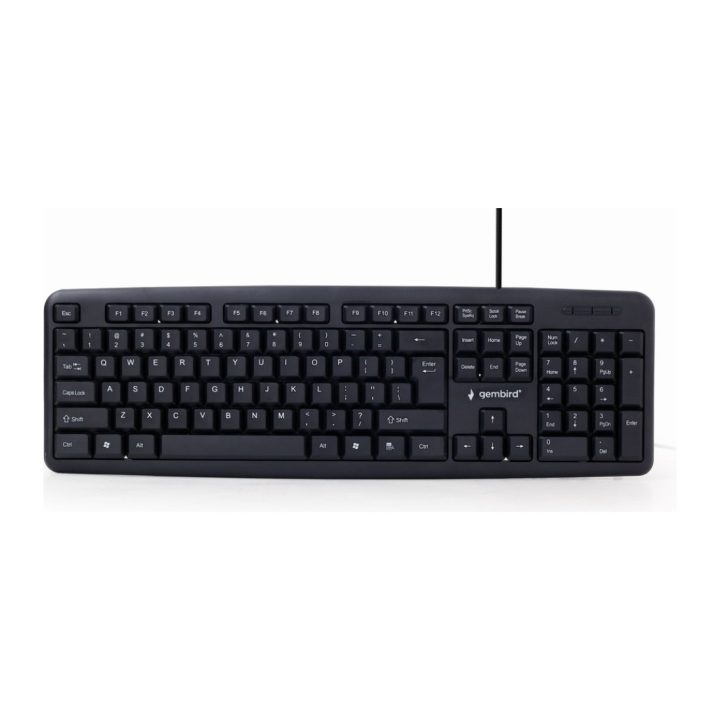 Gembird KB-U-103 teclado USB Inglês dos EUA Preto