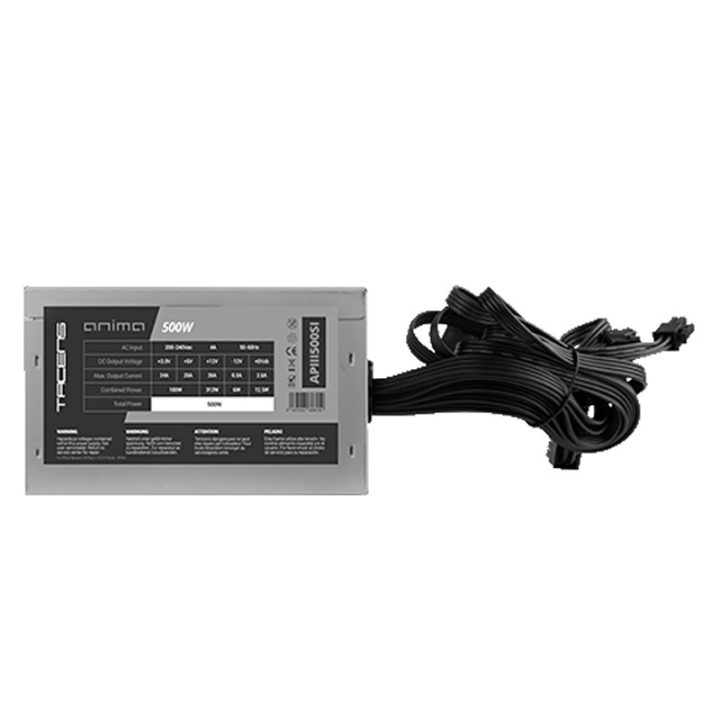 Tacens Anima ATX 500W unidade de fonte de alimentação 20+4 pin ATX…