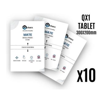 Qcharx international Lâminas de proteção frontais qcharx tablet mate…