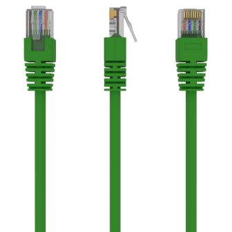 Gembird PP12-1M/G cable de red Verde Cat5e