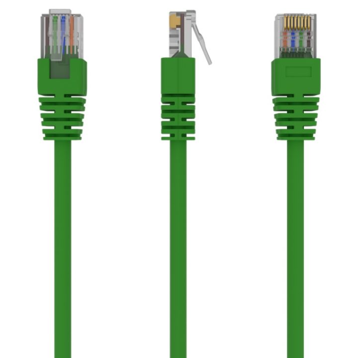Gembird PP12-1M/G cabo de rede Verde Cat5e