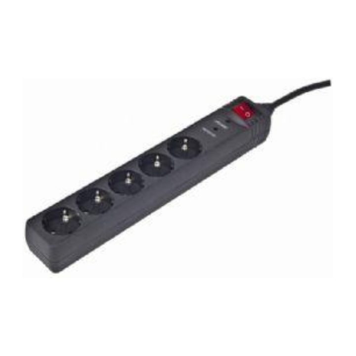 Gembird Regleta P/sobretensiones,5 enchufes 4,5m (SPG5-C-15)
