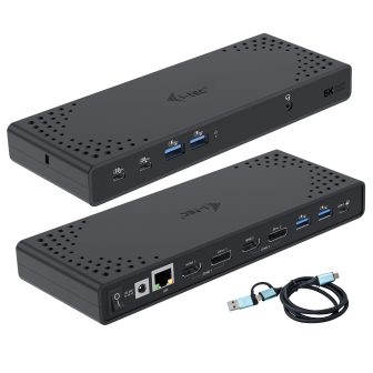 i-tec USB 3.0 / USB-C / Thunderbolt 3 Dual Display Docking Station…