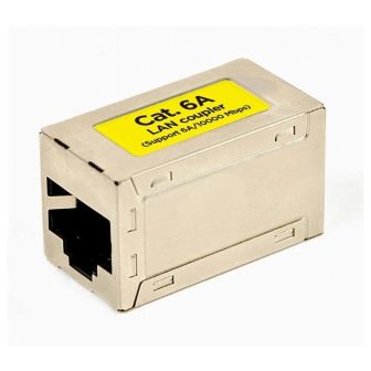 Acoplador LAN Gembird Cat. 6A blindado FTP (NCA-LC6S-01)