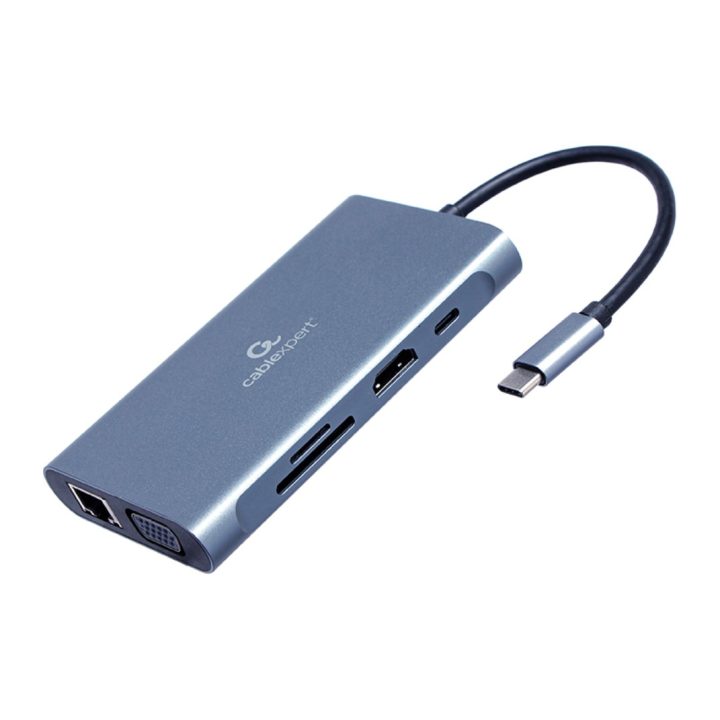 Gembird A-CM-COMBO7-01 Laptop Docking Station and USB 3.2 Gen 1 (3.1…