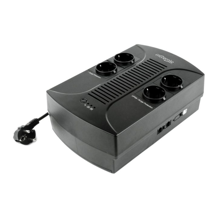 Gembird EG-UPS-001 uninterruptible power supply (UPS) 0.65 kVA 390 W…