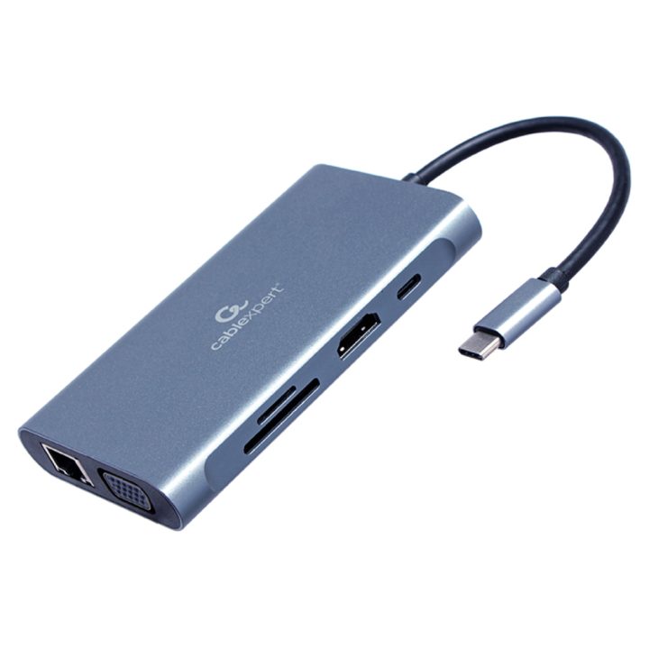 Gembird A-CM-COMBO7-01 Laptop Docking Station and USB 3.2 Gen 1 (3.1…