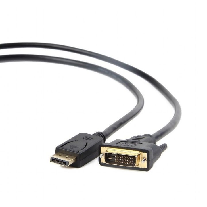 Gembird Adaptador DisplayPort (M) a DVI (M) 3 Mts (CC-DPM-DVIM-3M)