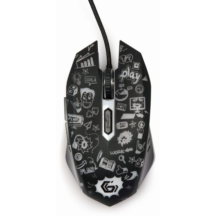 Gembird MUS-6B-GRAFIX-01 Right-Handed Office Mouse USB Type-A Optical…