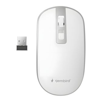 Gembird MUSW-4B-06-WS ratón Oficina Ambidextro RF inalámbrico Óptico…
