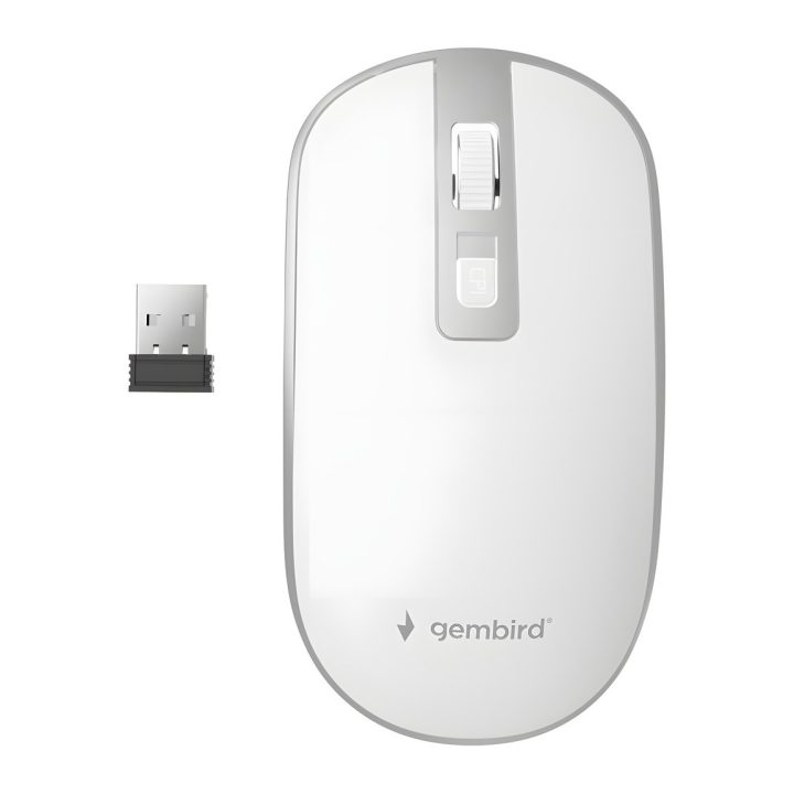 Gembird MUSW-4B-06-WS ratón Oficina Ambidextro RF inalámbrico Óptico…