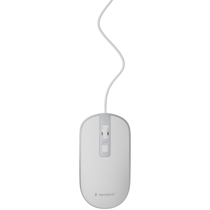 Gembird MUS-4B-06-WS Ambidextrous Optical Mouse USB Type-A 1200 DPI