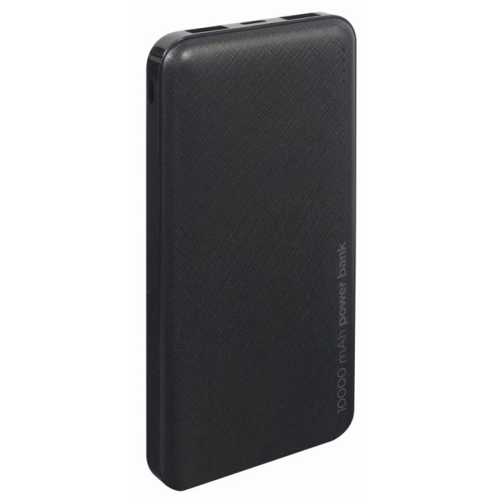 Gembird PB10-02 Power Bank Lithium Polymer 10000 mAh Black