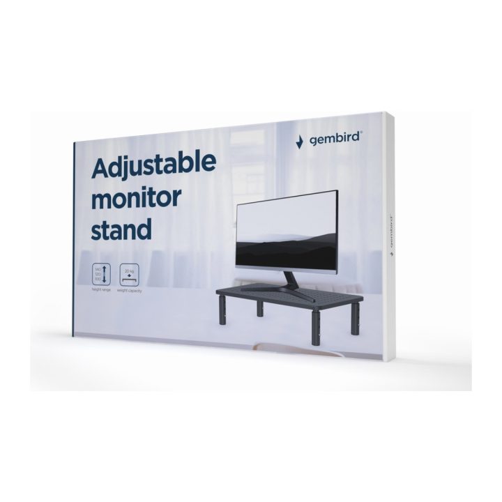 Gembird MS-TABLE-01 suporte para monitor de secretária preto