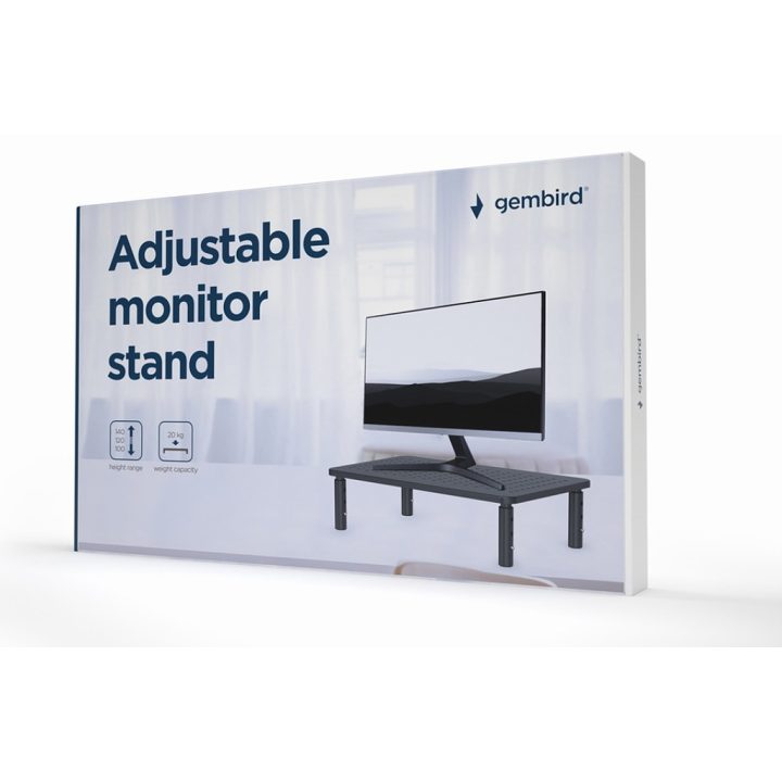 Gembird MS-TABLE-01 suporte para monitor de secretária preto