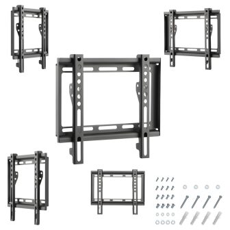 Gembird WM-42F-04 42" TV Mount Black