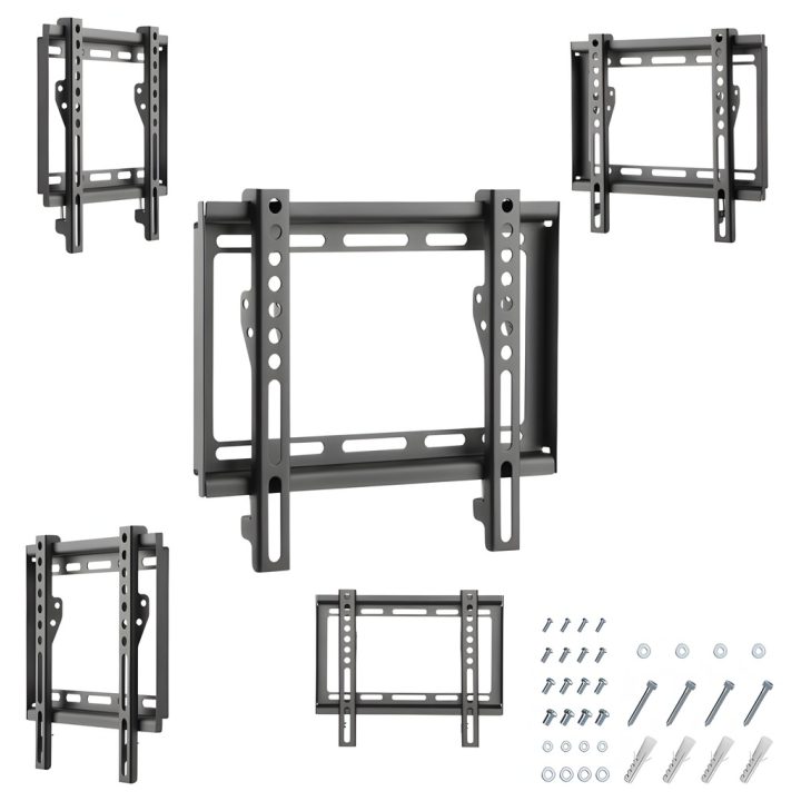 Gembird WM-42F-04 42" TV Mount Black