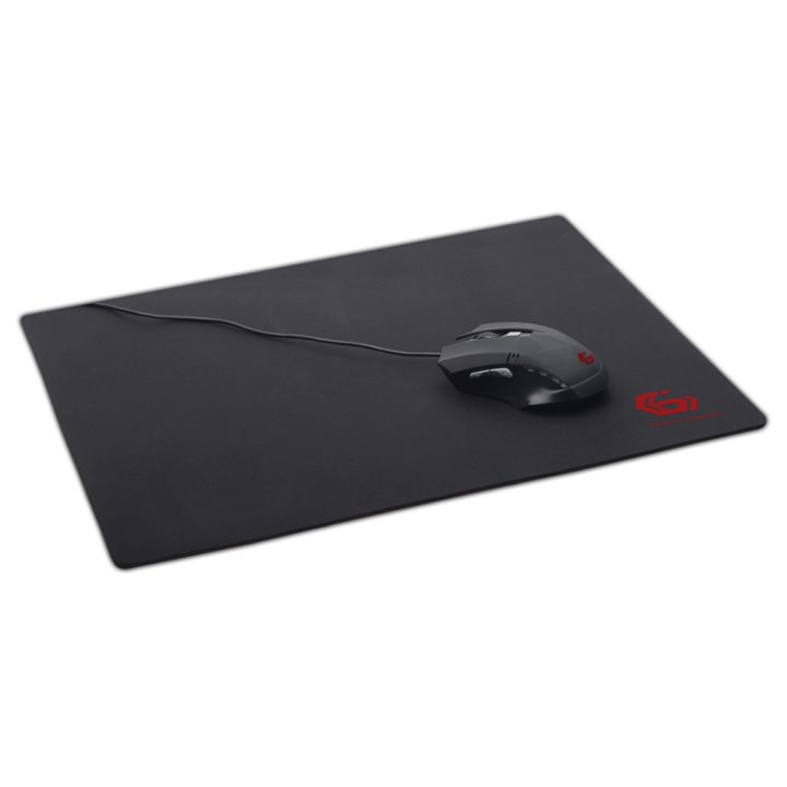 Gembird MP-GAME-L tapete para rato Tapete de rato para jogos Preto