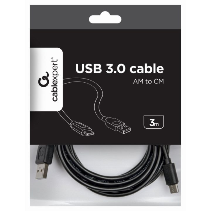 Gembird USB 2.0 A/M-C/M Cable 3 Meters (CCP-USB2-AMCM-10)
