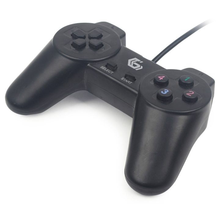 Gembird JPD-UB2-01 comando e volante Preto USB 2.0 Gamepad PC…