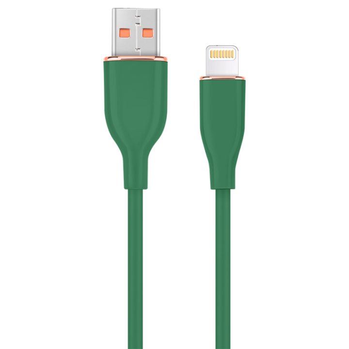 Gembird Premium Silikon Lade-Datenkabel 1.5 m Grün - CC-USB2S-AM8PM-1…