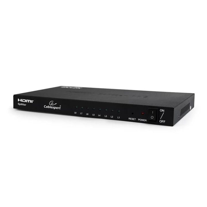 Gembird Divisor HDMI de 8 puertos Admite vídeo 3D (DSP-8PH4-03)