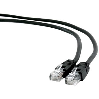 Gembird Cat.6 UTP Patch Cable 1 m Black (PP6U-1M/BK)