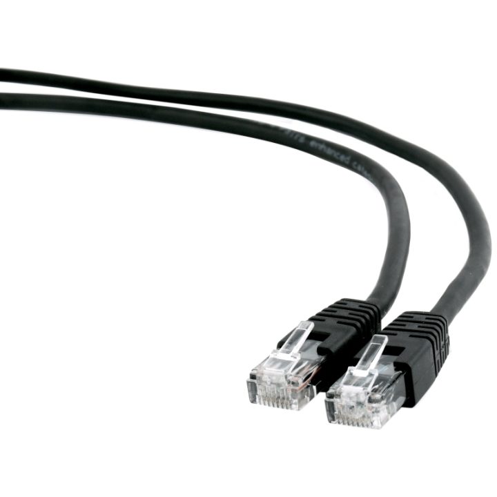 Gembird Cabo de Rede Cat.6 UTP 1 m Preto (PP6U-1M/BK)