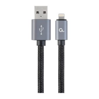Gembird CCB-MUSB2B-AMLM-6 Lightning Connector Cable 1.8 m Black
