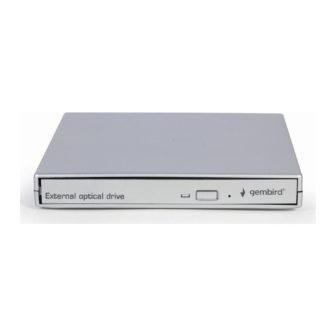 Gembird DVD-USB-021-SV unidade de disco óptico DVD±RW Prata