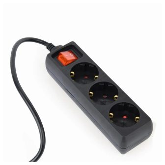 Gembird Regleta ali UPS 3 Schuko C14,0,6 m (EG-PSU3-01)