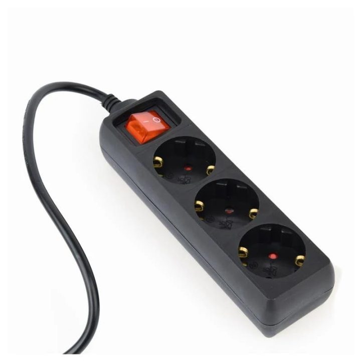 Gembird Regleta ali UPS 3 Schuko C14,0,6 m (EG-PSU3-01)