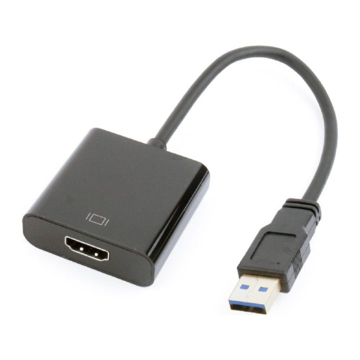 Gembird USB to HDMI Display Adapter, Black (A-USB3-HDMI-02)