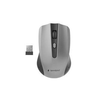 Gembird Ratón Óptico Inalámbr. 1600 DPI Negro/Gris (MUSW-4B-04-BG)