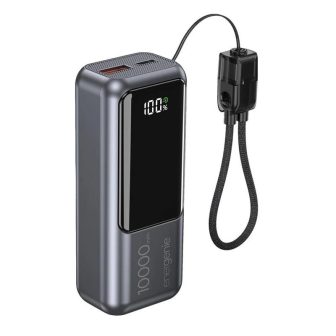 Powerbank Gembird com LCD 10000 mAh Cinzento (PB10-PD20-LCD-02)