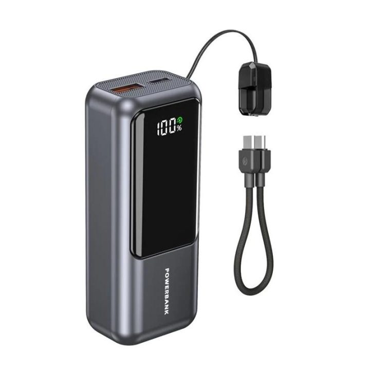 Powerbank Gembird com LCD 10000 mAh Cinzento (PB10-PD20-LCD-02)