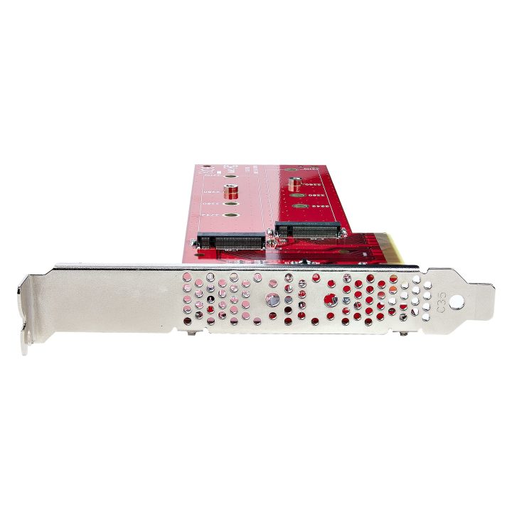 StarTech.com Placa PCIe Adaptadora para 2 SSDs M.2, PCI Express x8 ou…