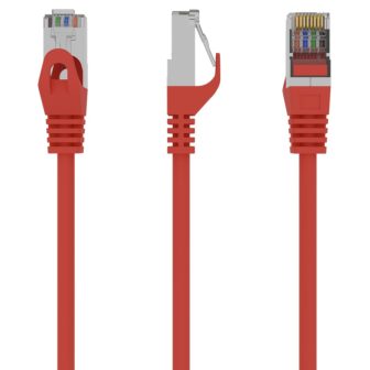 Gembird PP6-0.5M/R Red Network Cable 0.5 m Cat6 F/UTP (FTP)